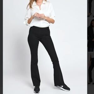 Betabrand Classic Dress Pant Yoga Pant | Bootcut | Black | NWOT